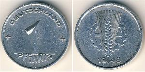 1 Pfennig Germany Aluminium 