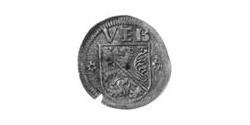 1 Pfennig Prince-Bishopric of Bamberg (1245–1802) Argent 