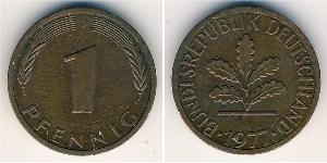 1 Pfennig Geschichte der Bundesrepublik Deutschland (1949-1990) Bronze 