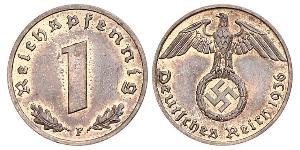 1 Pfennig Nazi Germany (1933-1945) Bronze 