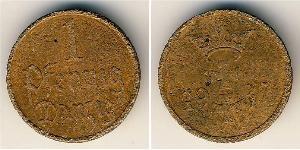 1 Pfennig Gdansk (1920-1939) Bronzo 
