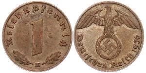 1 Pfennig Germania nazista (1933-1945) Bronzo 
