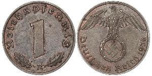 1 Pfennig Germania nazista (1933-1945) Bronzo 