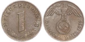 1 Pfennig Germania nazista (1933-1945) Bronzo 