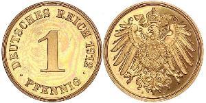 1 Pfennig Alemania Cobre 