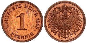 1 Pfennig Alemania Cobre 