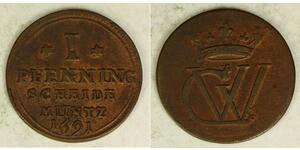 1 Pfennig States of Germany Cobre 