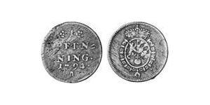 1 Pfennig Electorate of Bavaria (1623 - 1806) Copper 