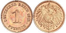 1 Pfennig Germany Copper 