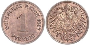 1 Pfennig Germany Copper 