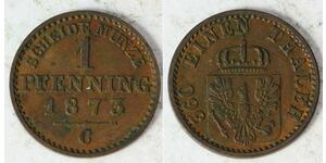 1 Pfennig Kingdom of Prussia (1701-1918) Copper 