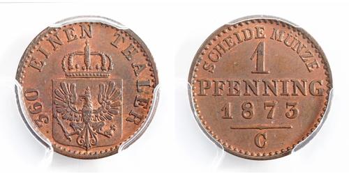 1 Pfennig Kingdom of Prussia (1701-1918) Copper 