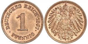 1 Pfennig Allemagne Cuivre 