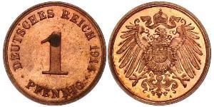 1 Pfennig Allemagne Cuivre 