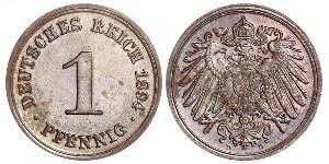 1 Pfennig Allemagne Cuivre 