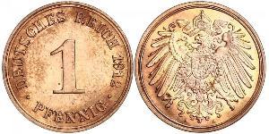 1 Pfennig Allemagne Cuivre 