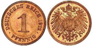 1 Pfennig Allemagne Cuivre 