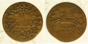 1 Pfennig States of Germany Cuivre 