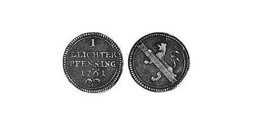 1 Pfennig Principato vescovile di Bamberga (1245–1802) Rame 