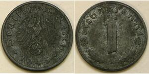 1 Pfennig Alemania nazi (1933-1945) Zinc 