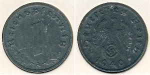 1 Pfennig Alemania nazi (1933-1945) Zinc 
