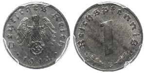 1 Pfennig Alemania nazi (1933-1945) Zinc 