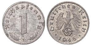 1 Pfennig Alemania nazi (1933-1945) Zinc 
