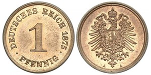 1 Pfennig 德国  