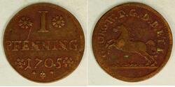1 Pfennig 联邦州 (德国) 銅 
