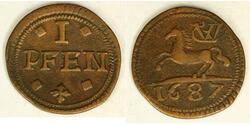 1 Pfennig 联邦州 (德国) 銅 
