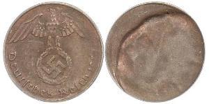 1 Pfennig 納粹德國 (1933 - 1945) 青铜 