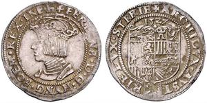 1 Pfundner Österreich Silber Ferdinand I (1503-1564)