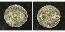 1 Pfundner Австрия Серебро Фердинанд I император Священной Римской империи (1503-1564)