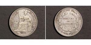 1 Piastre Indochine française (1887-1954) Argent 