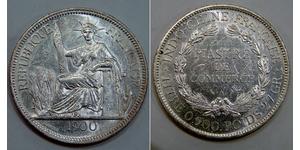 1 Piastre Indochine française (1887-1954) Argent 