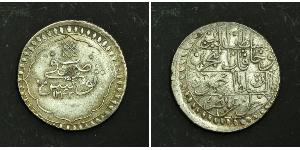 1 Piastre Impero ottomano (1299-1923) Argento 