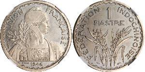 1 Piastre French Indochina (1887-1954) Copper/Nickel 