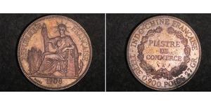 1 Piastre Indochina francesa (1887-1954) Plata 