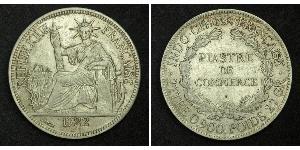 1 Piastre Französisch-Indochina (1887-1954) Silber 