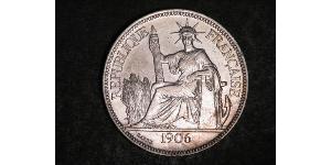 1 Piastre Französisch-Indochina (1887-1954) Silber 