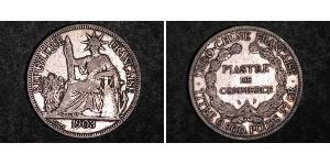 1 Piastre French Indochina (1887-1954) Silver 