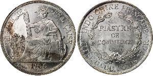 1 Piastre French Indochina (1887-1954) Silver 