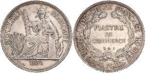 1 Piastre French Indochina (1887-1954) Silver 