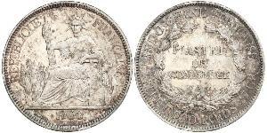 1 Piastre French Indochina (1887-1954) Silver 