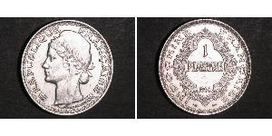 1 Piastre French Indochina (1887-1954) 銀 