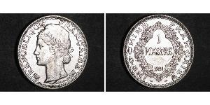 1 Piastre French Indochina (1887-1954) 銀 