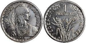 1 Piastre French Indochina (1887-1954) 銅/镍 
