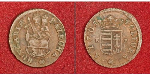 1 Poltura Hungría Cobre Francisco Rákóczi II(1676 – 1735)