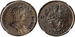 1 Poltura Königreich Ungarn (1000-1918) Kupfer Maria Theresa of Austria (1717 - 1780)