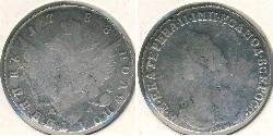 1 Polupoltinnik Imperio ruso (1720-1917) Plata 